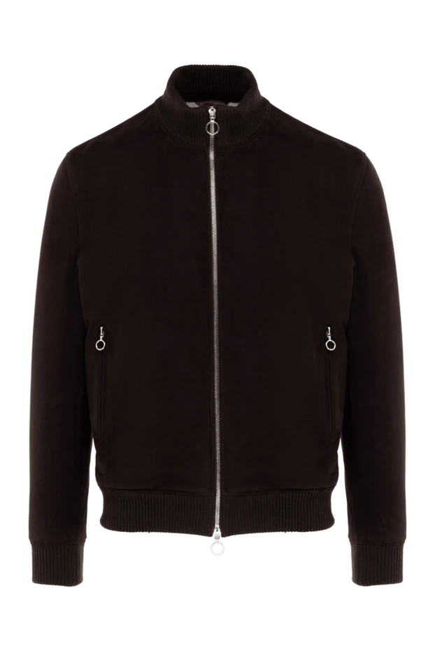 Brown cashmere jacket for men - photo 1