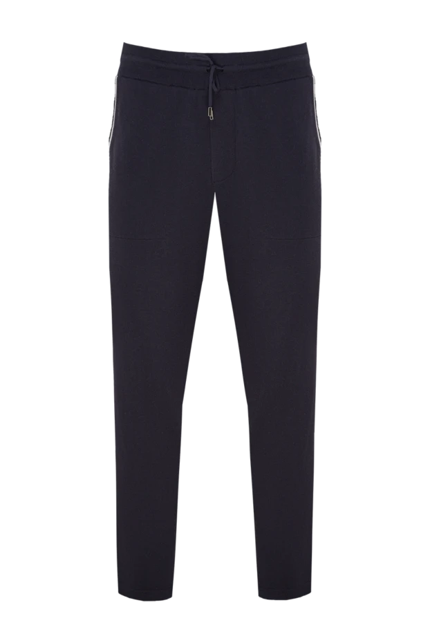 Loro Piana man men's black trousers купить с ценами и фото 176400 - photo 1