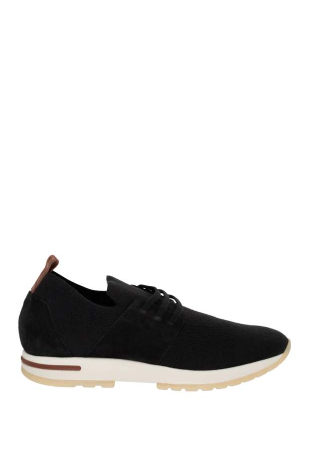 Loro Piana man textile sneakers for men black купить с ценами и фото 176405 - photo 1