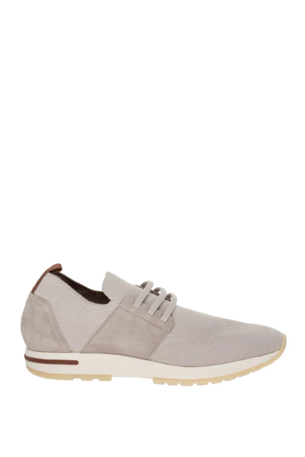 Loro Piana man textile sneakers for men, gray купить с ценами и фото 176408 - photo 1