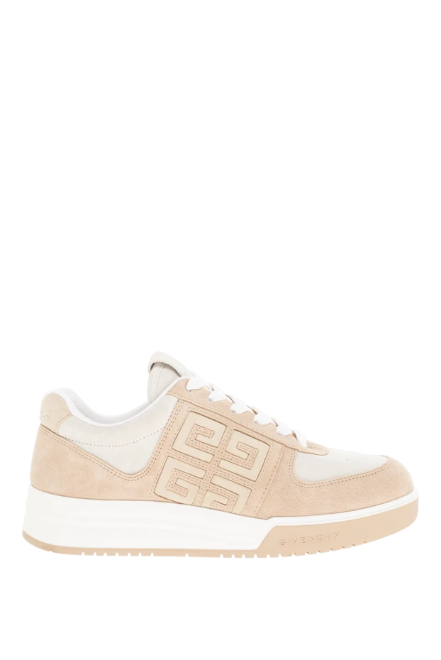 Givenchy woman sneakers made of genuine leather for women, beige купить с ценами и фото 176450 - photo 1