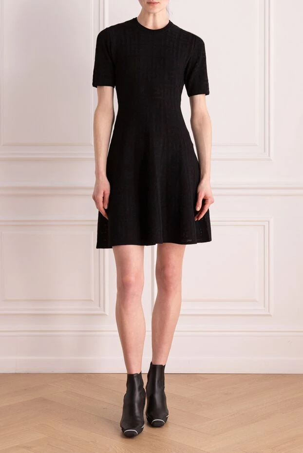 Givenchy woman black knitted dress купить с ценами и фото 176461 - photo 2