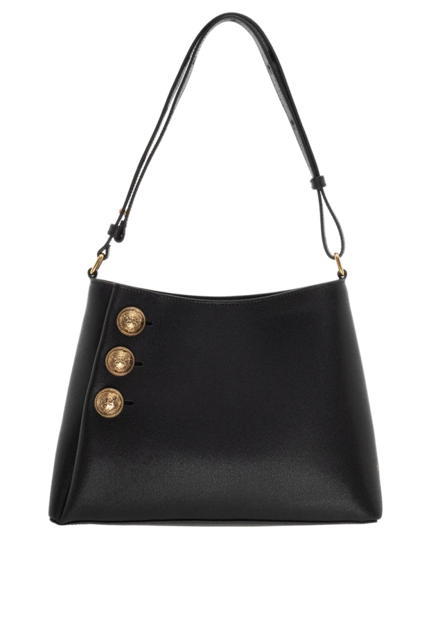 Balmain woman women's black leather bag купить с ценами и фото 176491 - photo 1