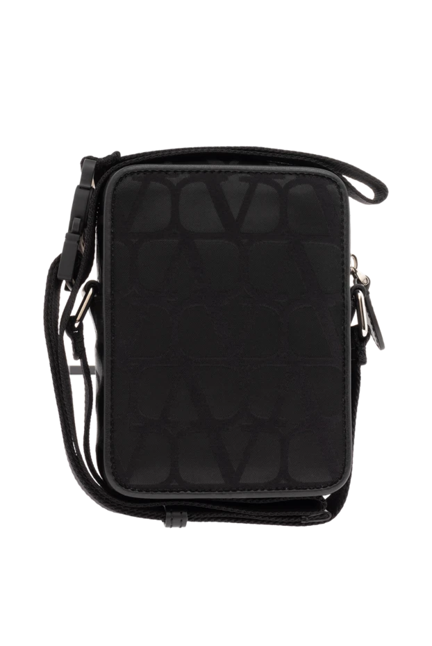 Valentino man men's black genuine leather bag купить с ценами и фото 176504 - photo 1