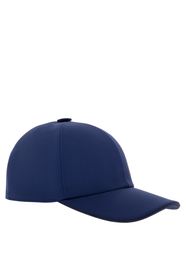 Stefano Ricci кепка из шерсти мужская синяя 176547 - фото 3