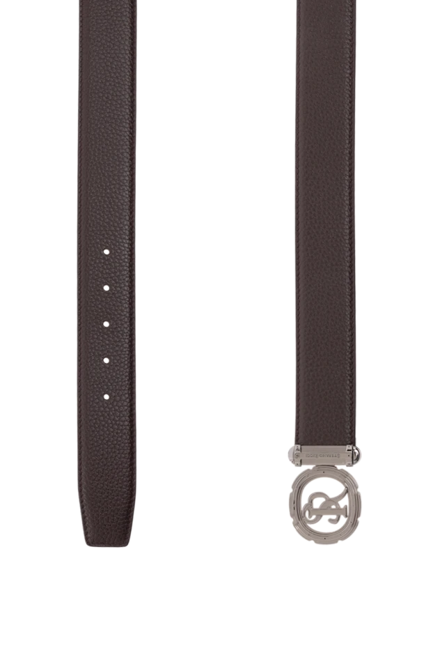 Stefano Ricci ремень из кожи мужской коричневый 176555 - фото 3