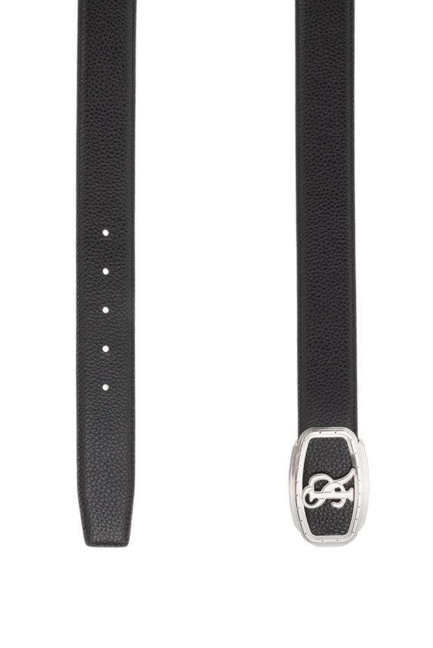 Stefano Ricci ремень из кожи мужской черный 176558 - фото 3