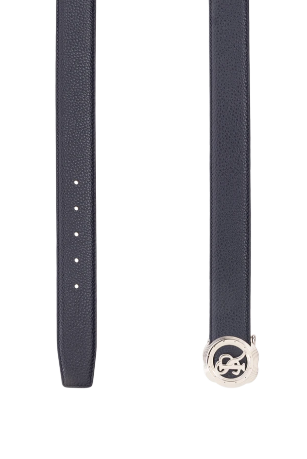 Stefano Ricci ремень из кожи мужской черный 176560 - фото 3