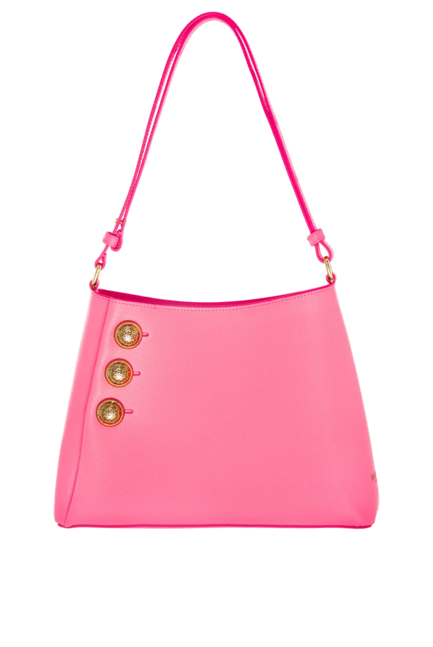 Balmain woman women's leather bag pink купить с ценами и фото 176608 - photo 1