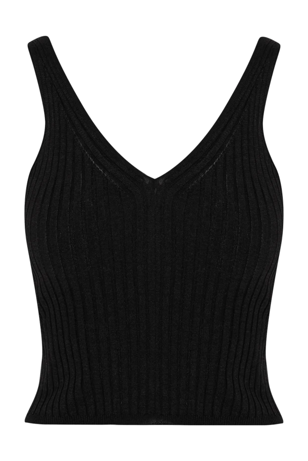 Peserico black knitted top with ribbed texture
176638 - photo 1