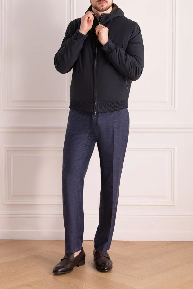 Ерлерге арналған көгілдір нейлон күртеше - фото 2