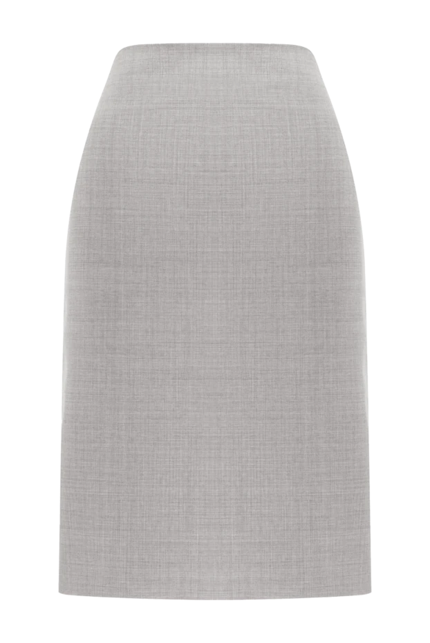 P.A.R.O.S.H. woman women's gray wool and elastane skirt купить с ценами и фото 176728 - photo 1