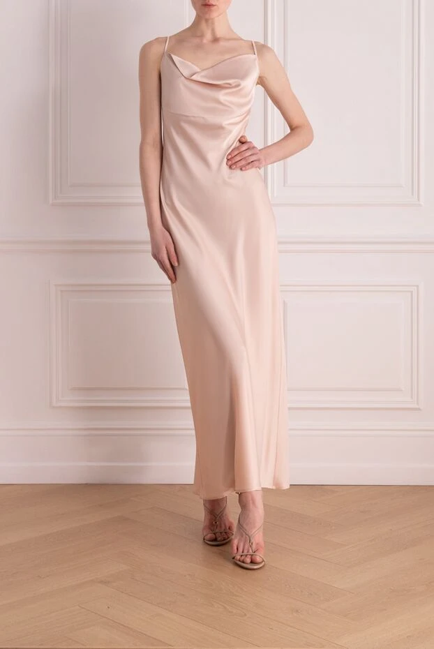 D.Exterior woman pink polyester and elastane dress купить с ценами и фото 176754 - photo 2