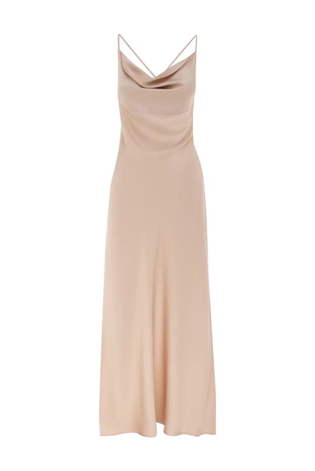 D.Exterior woman beige polyester and elastane dress купить с ценами и фото 176755 - photo 1