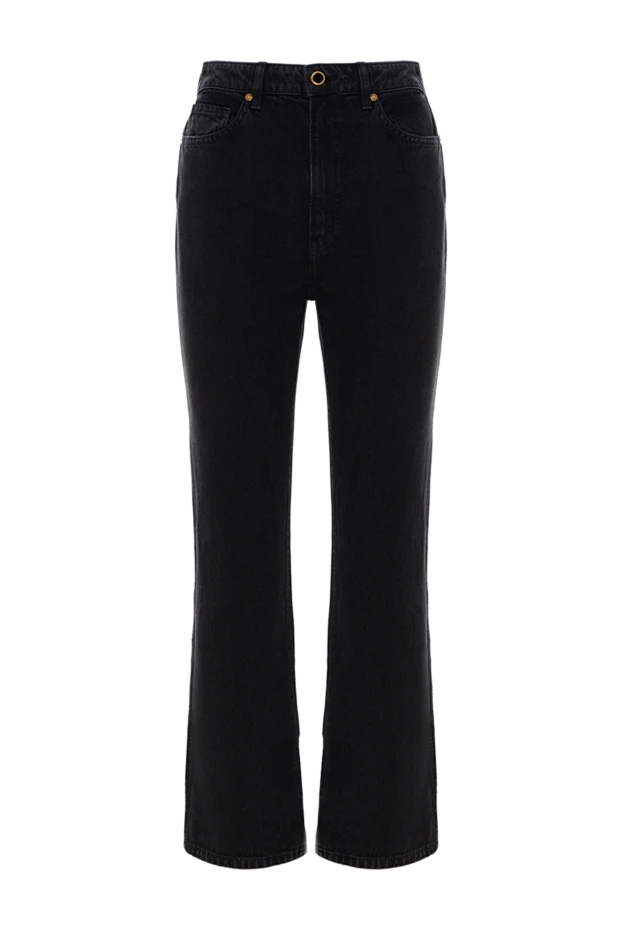 Khaite woman cotton jeans for women black купить с ценами и фото 176781 - photo 1