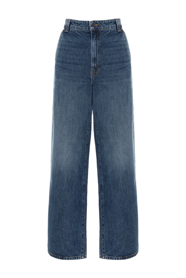 Khaite woman women's blue cotton jeans купить с ценами и фото 176782 - photo 1