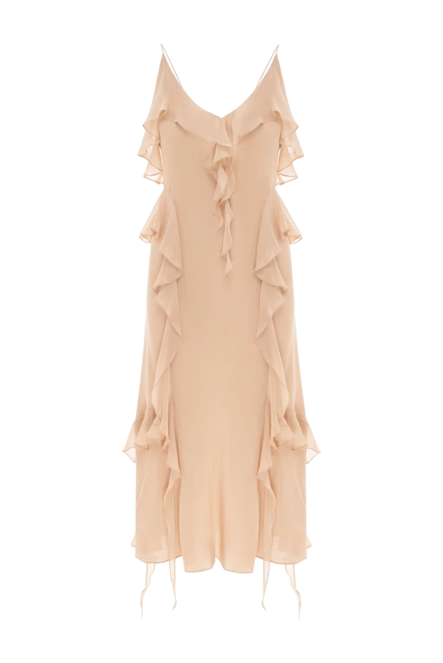 Khaite woman beige silk dress купить с ценами и фото 176783 - photo 1