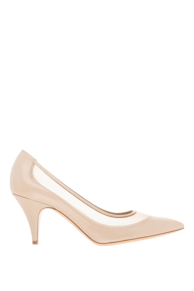 Khaite woman women's leather heels, beige купить с ценами и фото 176793 - photo 1