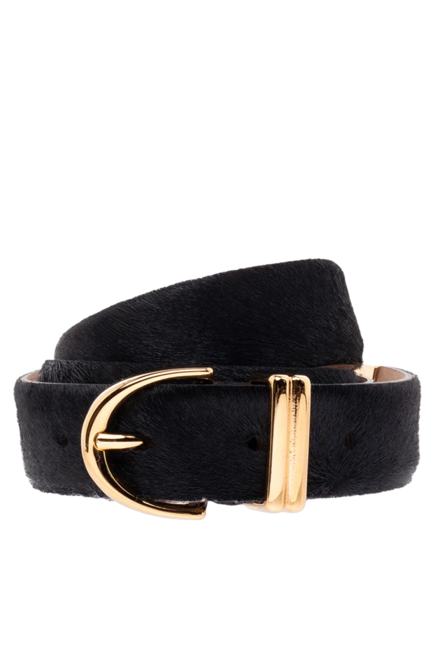 Khaite woman women's black genuine leather belt купить с ценами и фото 176798 - photo 1