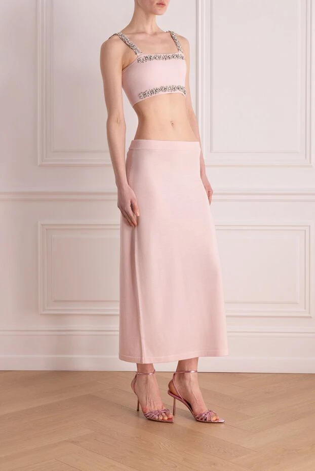 Zimmermann костюм с юбкой женский розовый  176803 - фото 3