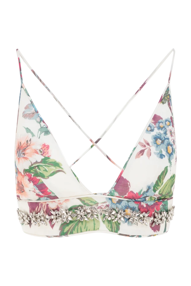 Зығыр мен жібектен тігілген әйелдердің ақ үсті - фото 1