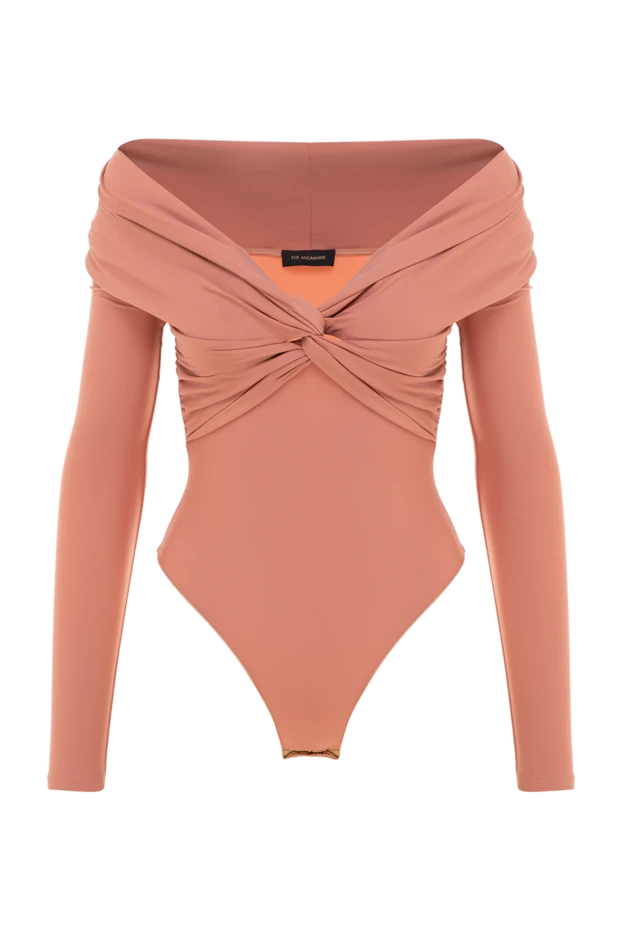 The Andamane woman bodysuit made of polyacrylic and elastane for women, brown купить с ценами и фото 176834 - photo 1