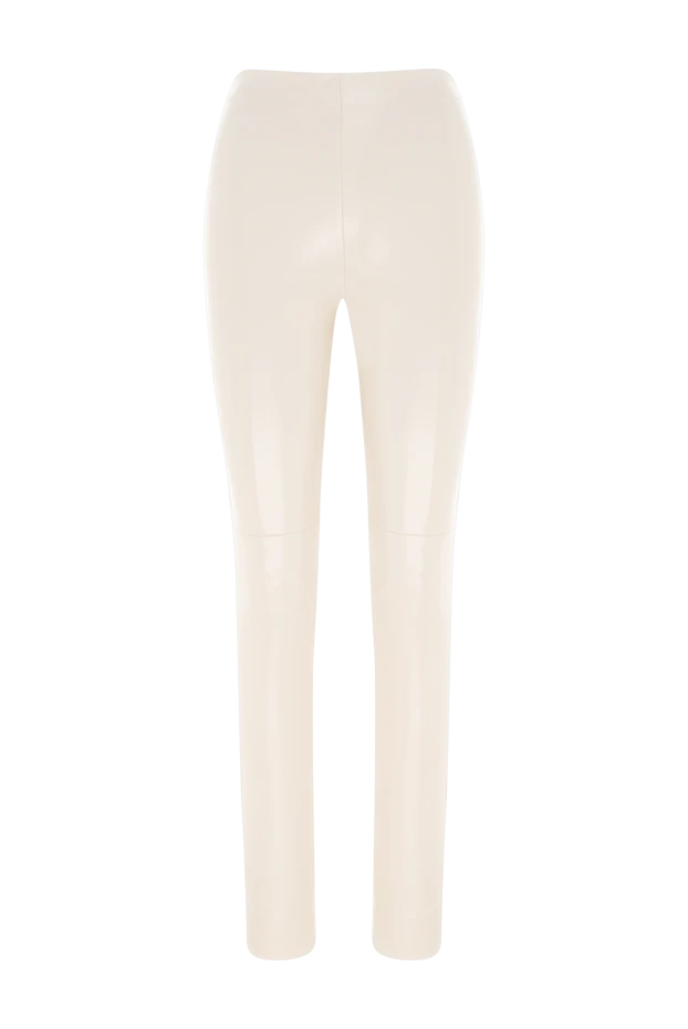 The Andamane woman women's leggings made of polyester and genuine leather, beige купить с ценами и фото 176837 - photo 1