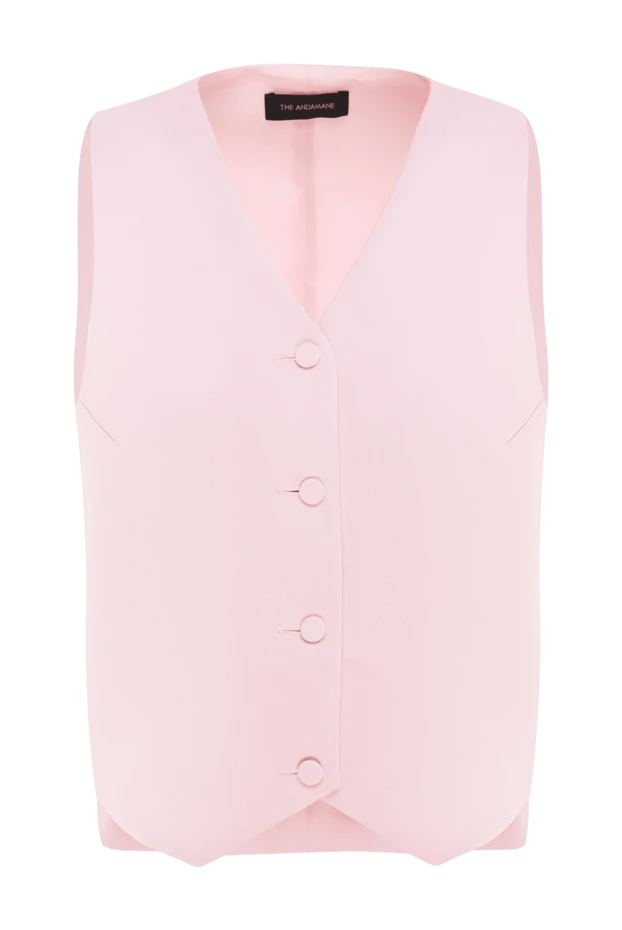 The Andamane woman women's pink suit vest made of polyester купить с ценами и фото 176847 - photo 1