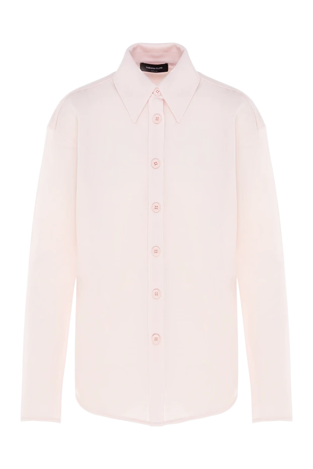 Fabiana Filippi woman cotton and nylon shirt for women pink купить с ценами и фото 176864 - photo 1