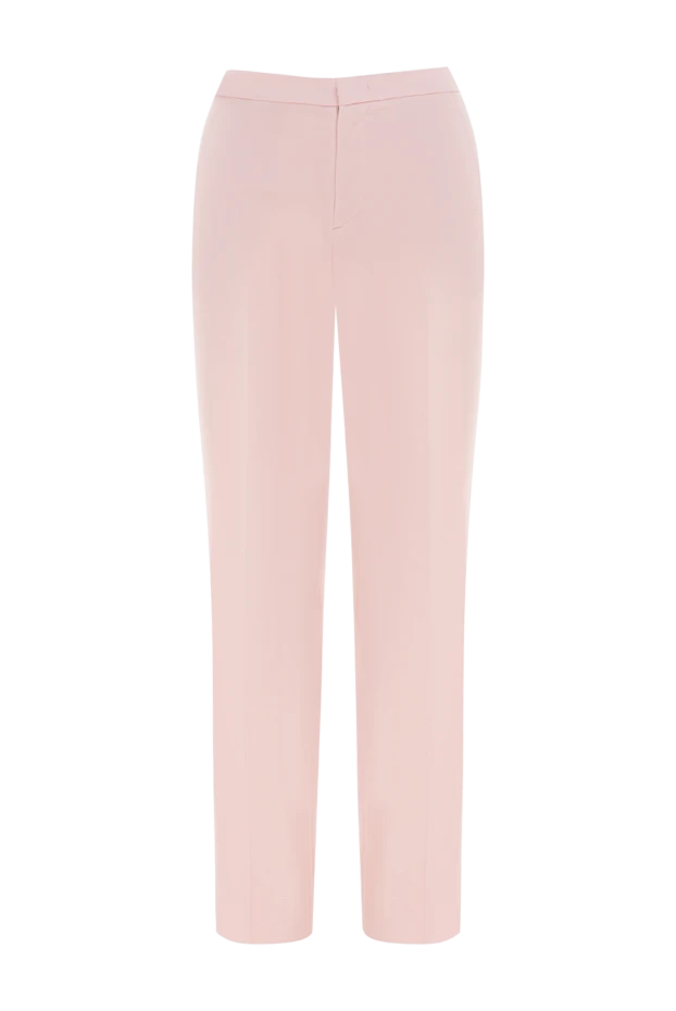 Fabiana Filippi woman women's pink wool and silk trousers купить с ценами и фото 176870 - photo 1