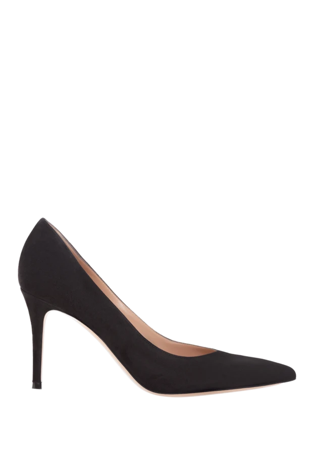 Gianvito Rossi woman women's black suede heels купить с ценами и фото 176878 - photo 1