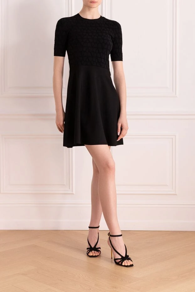 Valentino woman women's black dress купить с ценами и фото 176970 - photo 2