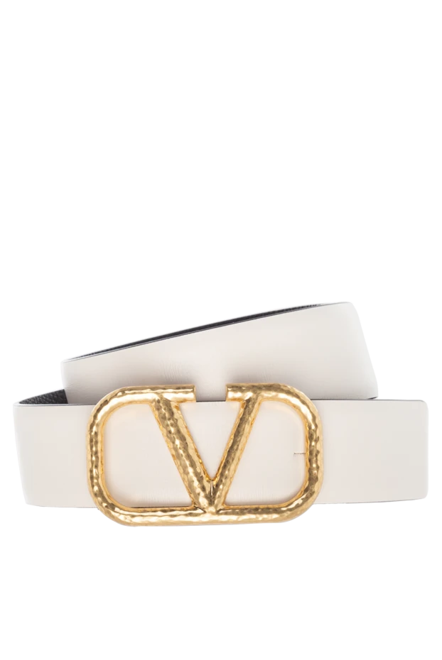 Valentino woman genuine leather belt for women, beige купить с ценами и фото 176983 - photo 1