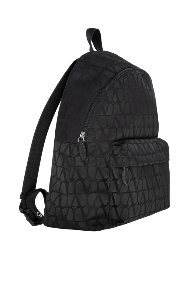 Valentino реттелетін баулары және өрнектелген беті бар тоқыма рюкзак 176988 - фото 3