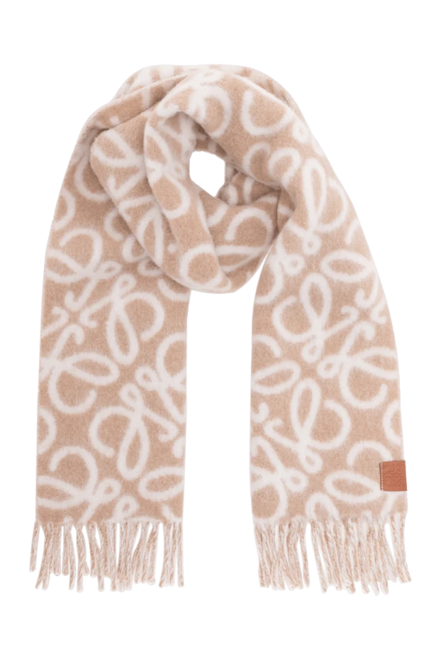 Loewe woman women's scarf beige купить с ценами и фото 177007 - photo 1