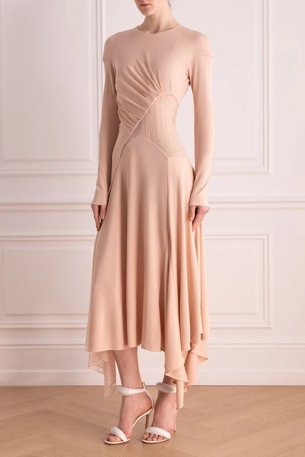 Givenchy woman women's pink viscose dress купить с ценами и фото 177010 - photo 2