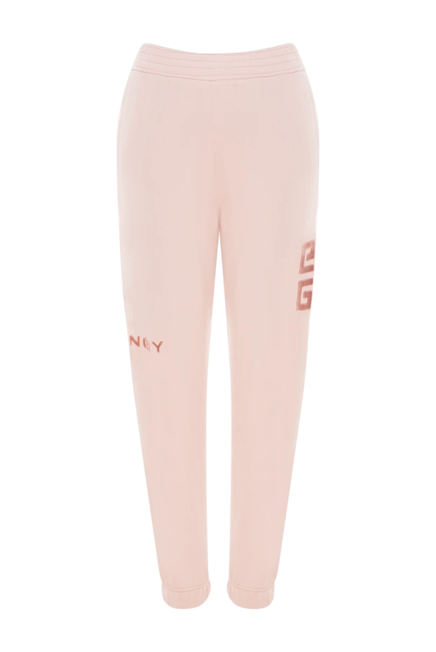 Givenchy woman women's pink cotton trousers купить с ценами и фото 177012 - photo 1