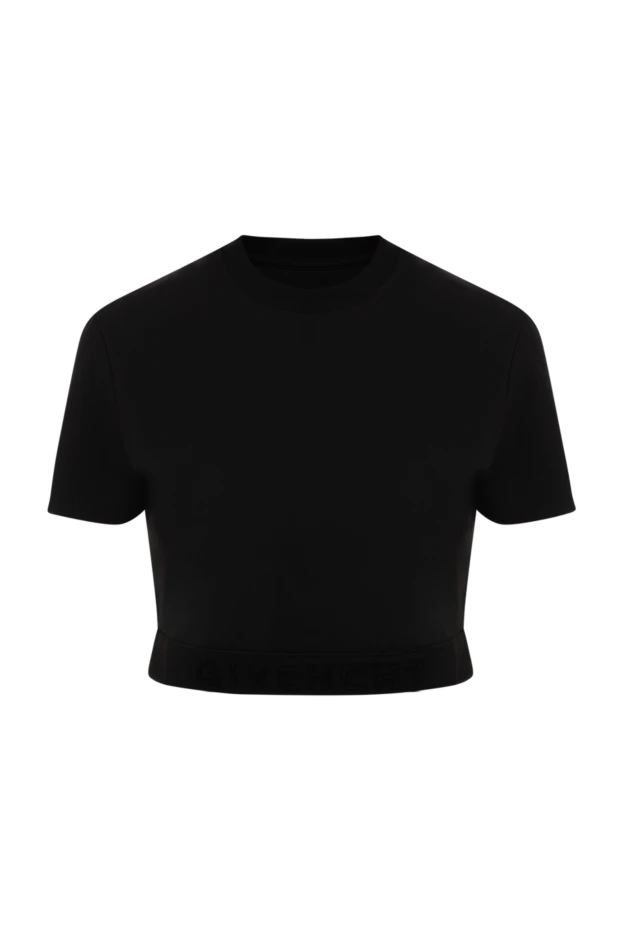 Givenchy woman cotton t-shirt for women, black купить с ценами и фото 177015 - photo 1