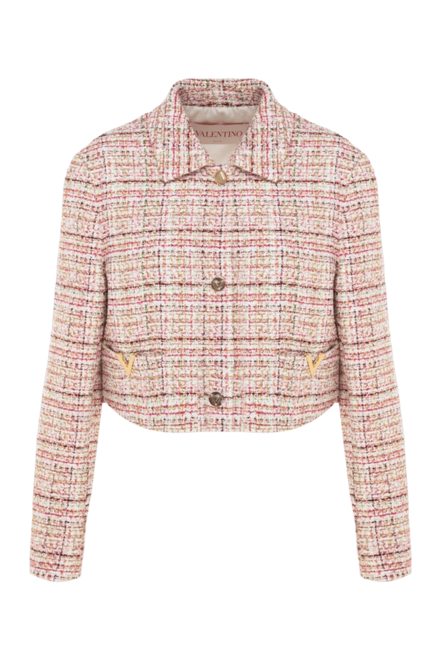 Valentino woman women's pink jacket купить с ценами и фото 177020 - photo 1