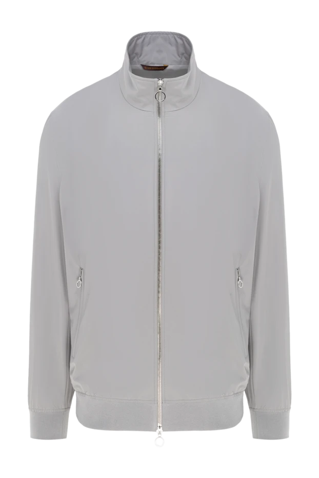 Куртка мужская светло-серая с воротником стойкой
- фото 1