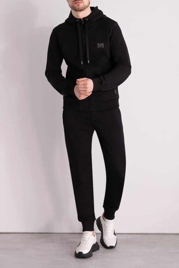 Dolce & Gabbana man men's black walking suit made of cotton купить с ценами и фото 177093 - photo 2