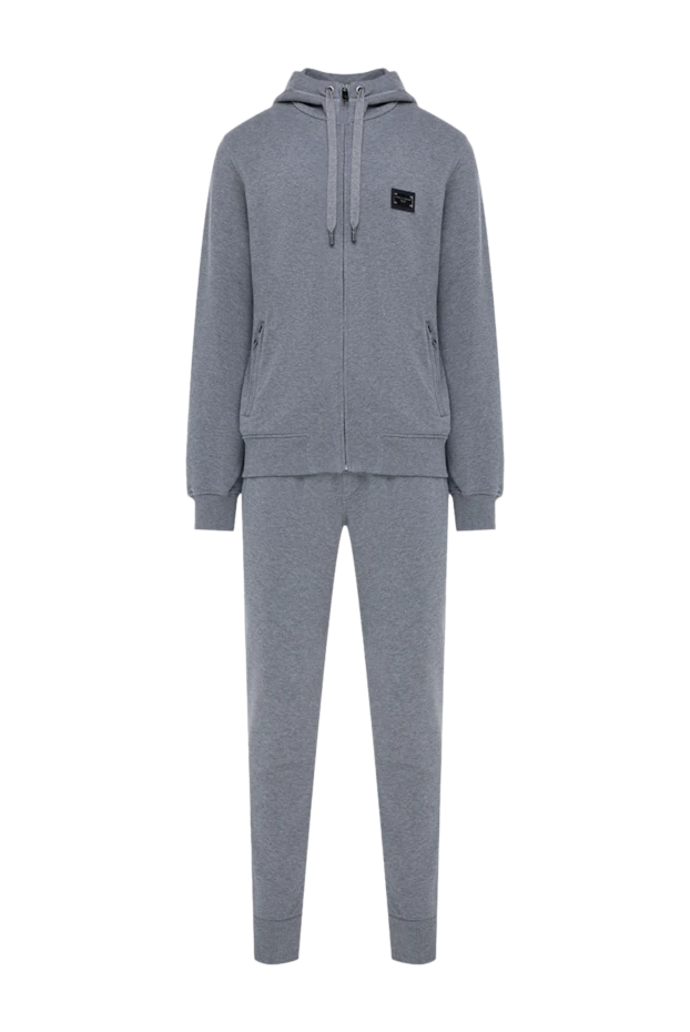 Dolce & Gabbana man men's cotton walking suit, gray купить с ценами и фото 177095 - photo 1