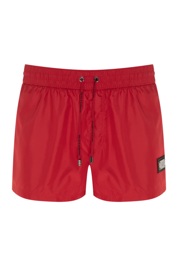 Dolce & Gabbana man men's red polyester beach shorts купить с ценами и фото 177097 - photo 1