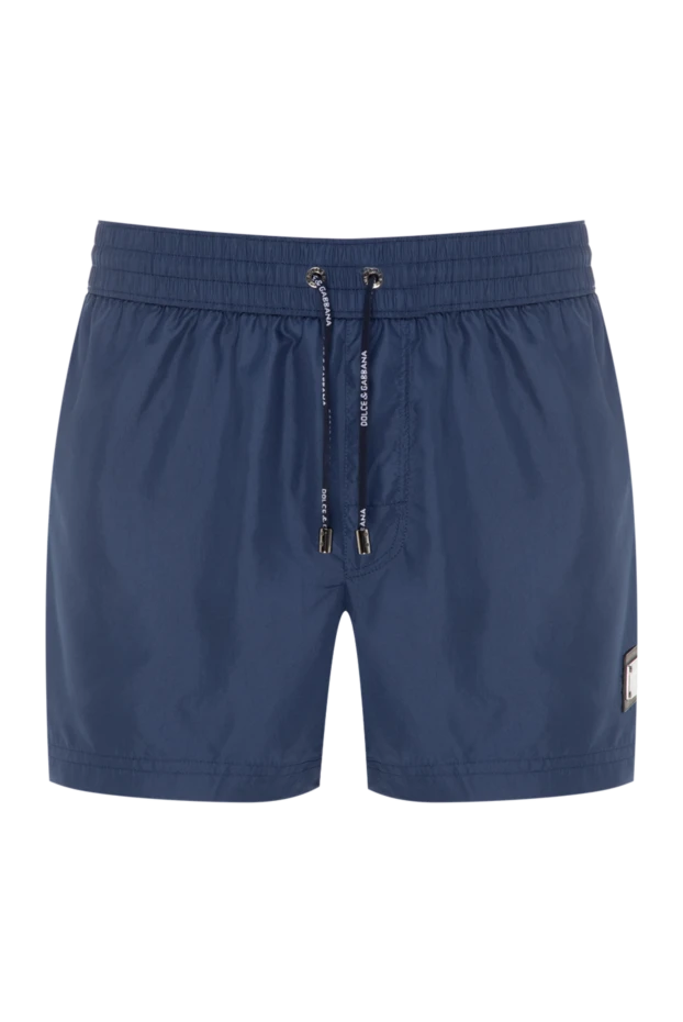 Dolce & Gabbana man blue polyester beach shorts for men купить с ценами и фото 177104 - photo 1