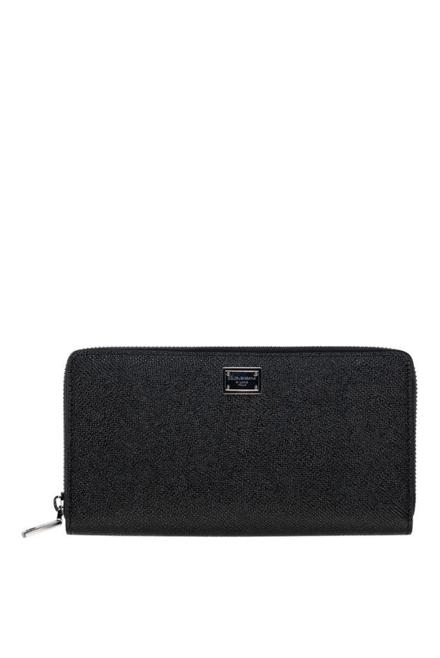 Dolce & Gabbana man men's black genuine leather wallet купить с ценами и фото 177115 - photo 1