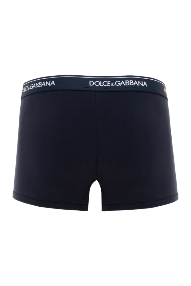 Dolce & Gabbana man cotton boxer briefs for men, blue купить с ценами и фото 177117 - photo 2