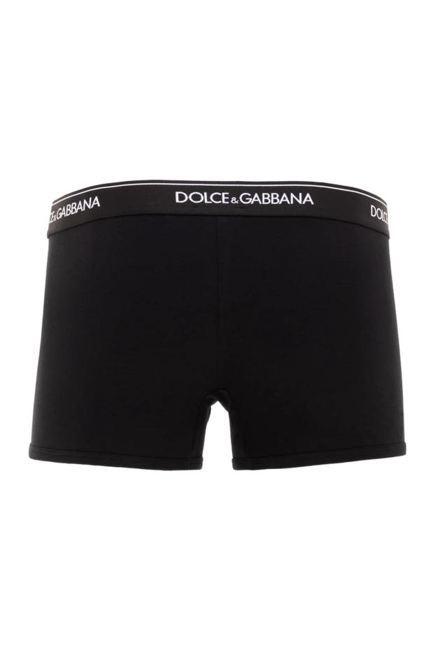 Dolce & Gabbana man cotton boxer briefs for men, black купить с ценами и фото 177118 - photo 2