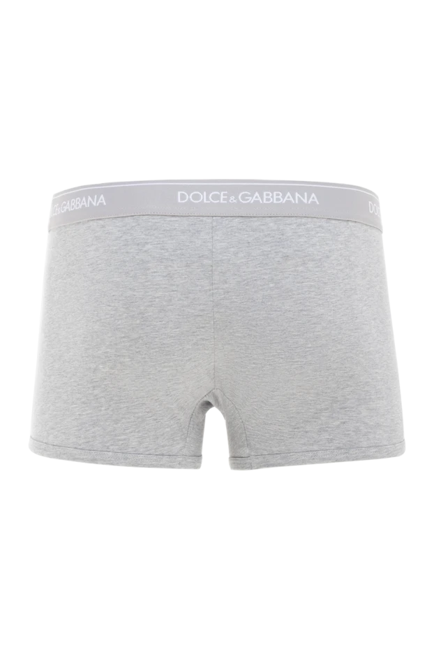 Dolce & Gabbana man cotton boxer briefs for men, gray купить с ценами и фото 177119 - photo 2