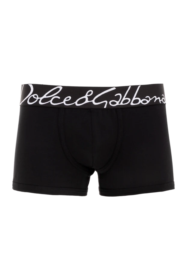 Dolce & Gabbana man cotton boxer briefs for men, black купить с ценами и фото 177120 - photo 1