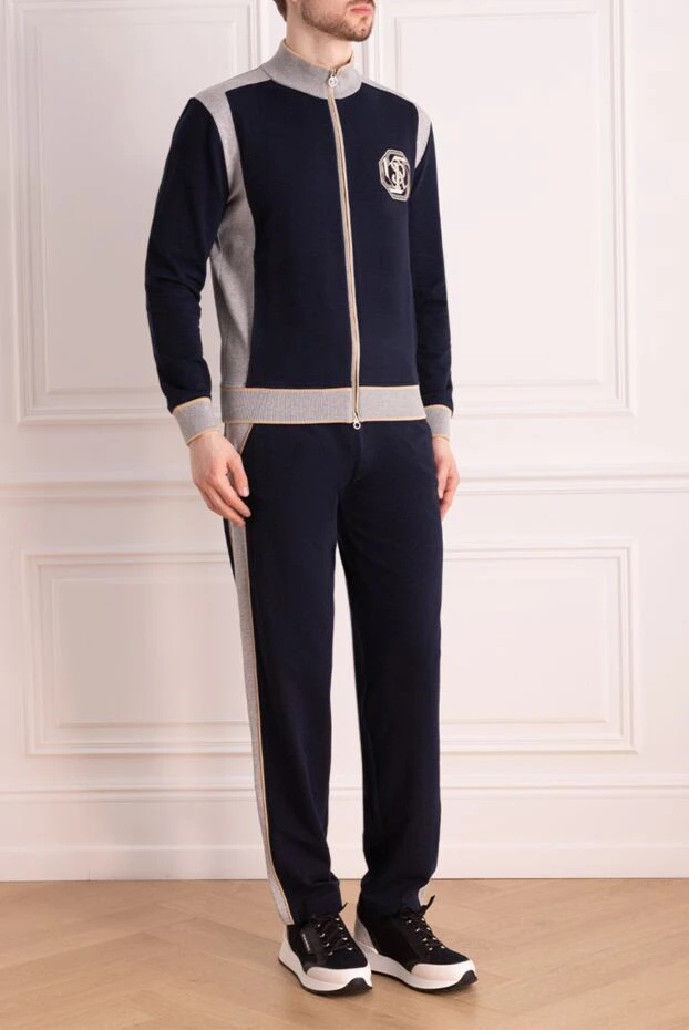 Stefano Ricci костюм прогулочный из хлопка и эластана синий 177143 - фото 3